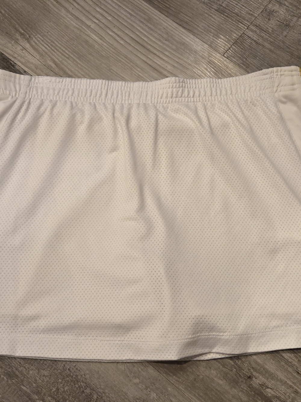 C9 by Champion White and Yellow Women's Mesh Athletic Skort